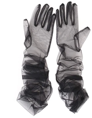 US 1 Paris 27'' Wedding Bridal Prom Sheer Tulle Long Elbow Gloves Party Opera BY-3-b 70cmbaoshashoutao heise 1shuang US 1 Paris 27'' Wedding Bridal Prom Sheer Tulle Long Elbow Gloves Party Opera BY-3-b 70cmbaoshashoutao heise 1shuang