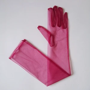 US 1 Paris 27'' Wedding Bridal Prom Sheer Tulle Long Elbow Gloves Party Opera BY-3-b 70cmbaoshashoutao jiuhong 1shuang US 1 Paris 27'' Wedding Bridal Prom Sheer Tulle Long Elbow Gloves Party Opera BY-3-b 70cmbaoshashoutao jiuhong 1shuang