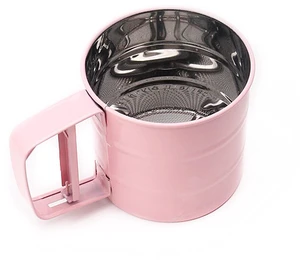 US Stainless Steel Mesh Flour Icing Sugar Sifter Sieve Strainer Cup Baking Tool US Stainless Steel Mesh Flour Icing Sugar Sifter Sieve Strainer Cup Baking Tool