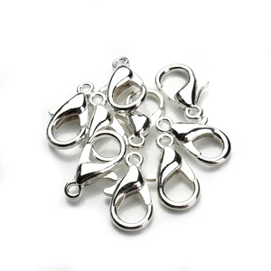 US 50 Pack Lobster Clasp Necklace Bracelets Jewelry Accessories DIY 10/12/14mm CF-4-a longxiakou50ge yinse 12mm US 50 Pack Lobster Clasp Necklace Bracelets Jewelry Accessories DIY 10/12/14mm CF-4-a longxiakou50ge yinse 12mm