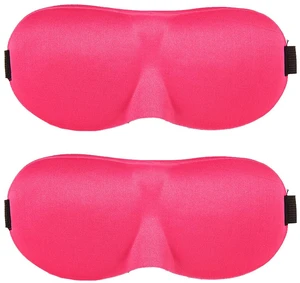 2 Pack Travel 3D Eye Mask Sleep Soft Padded Shade Cover Rest Relax Blindfold 2 Pack Travel 3D Eye Mask Sleep Soft Padded Shade Cover Rest Relax Blindfold