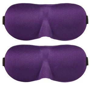 2 Pack Travel 3D Eye Mask Sleep Soft Padded Shade Cover Rest Relax Blindfold zise 2 Pack Travel 3D Eye Mask Sleep Soft Padded Shade Cover Rest Relax Blindfold zise