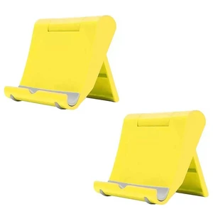 US 2 Pack Universal Cell Phone Stand Holder Foldable Desk Table Mount Adjustable CU-1-bxiaohaoshoujijia2gezhuang huangse US 2 Pack Universal Cell Phone Stand Holder Foldable Desk Table Mount Adjustable CU-1-bxiaohaoshoujijia2gezhuang huangse
