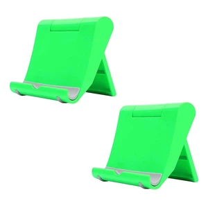 US 2 Pack Universal Cell Phone Stand Holder Foldable Desk Table Mount Adjustable CU-1-bxiaohaoshoujijia2gezhuang lvse US 2 Pack Universal Cell Phone Stand Holder Foldable Desk Table Mount Adjustable CU-1-bxiaohaoshoujijia2gezhuang lvse