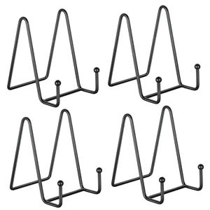 US 4 Pcs Metal Frame Holder Display Stands for Picture,Plate,Book,Photo Easel US 4 Pcs Metal Frame Holder Display Stands for Picture,Plate,Book,Photo Easel