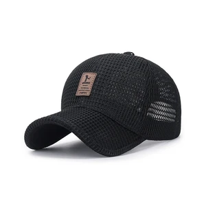 US 1 Pcs Men's Mesh Baseball Cap Snapback Sun Protection Breathable Sports Hat US 1 Pcs Men's Mesh Baseball Cap Snapback Sun Protection Breathable Sports Hat