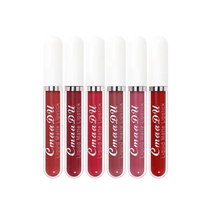 US 6 Pack Set Lipstick Matte Finish Liquid Lip Gloss Long Lasting Waterproof DF-3-k 6zhizhuangyaguangchuncai 02 US 6 Pack Set Lipstick Matte Finish Liquid Lip Gloss Long Lasting Waterproof DF-3-k 6zhizhuangyaguangchuncai 02