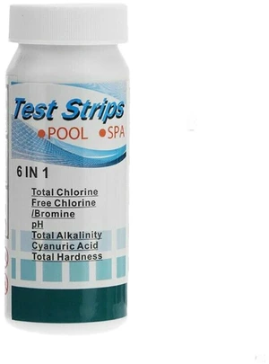 US 100 Pc 6IN1 Chlorine Dip Pool Test Strips Swimming Pool Spa PH Tester Kit US 100 Pc 6IN1 Chlorine Dip Pool Test Strips Swimming Pool Spa PH Tester Kit
