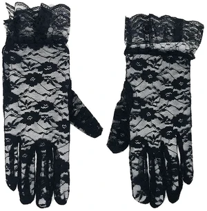 US 1 Pairs Sexy Lace Wrist Length Gloves w/ Ruffle Bride Wedding Prom Anti UV BY-2-bduankuanleisishoutao heise1dui 0.8oz US 1 Pairs Sexy Lace Wrist Length Gloves w/ Ruffle Bride Wedding Prom Anti UV BY-2-bduankuanleisishoutao heise1dui 0.8oz