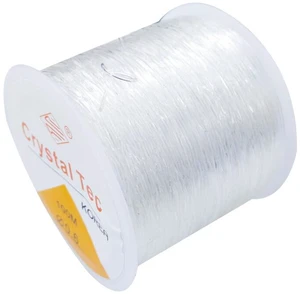 US 1 Roll 328Ft Clear Stretch Elastic Bead Cord Bracelet String Jewelry Making DG-4-d toumingtanlisheng 100mi 0.6mm 1ge US 1 Roll 328Ft Clear Stretch Elastic Bead Cord Bracelet String Jewelry Making DG-4-d toumingtanlisheng 100mi 0.6mm 1ge