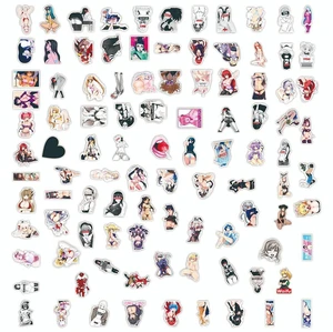 US 100 Pcs Sexy Anime Stickers Waifu Girl Explicit Beautiful Gorgeous Vinyl US 100 Pcs Sexy Anime Stickers Waifu Girl Explicit Beautiful Gorgeous Vinyl
