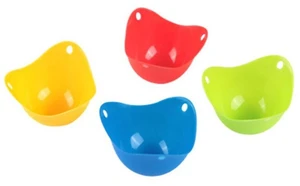 US 4 Pack Egg Poacher Silicone Poaching Cups Boil Microwave Stove Top Cook Egg US 4 Pack Egg Poacher Silicone Poaching Cups Boil Microwave Stove Top Cook Egg