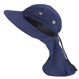 US 1 Pack Fishing Hat Wide Brim Neck Cover Flap Cap Sun Protect Hiking Outdoor DH-3-g damaoyanyufumaoNAVY1ge US 1 Pack Fishing Hat Wide Brim Neck Cover Flap Cap Sun Protect Hiking Outdoor DH-3-g damaoyanyufumaoNAVY1ge