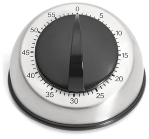 US 1 Pc Long Ring Bell Alarm Loud 60-Minute Kitchen Cooking Wind Up Timer US 1 Pc Long Ring Bell Alarm Loud 60-Minute Kitchen Cooking Wind Up Timer
