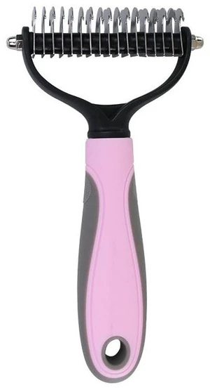 US Professional Pet Grooming Tool 2 Sided Undercoat Dog Cat Shedding Comb Brush US Professional Pet Grooming Tool 2 Sided Undercoat Dog Cat Shedding Comb Brush