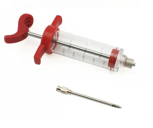 US 1 Pack Plastic Food Marinade Injector Syringe Screw-on Meat Needle BBQ US 1 Pack Plastic Food Marinade Injector Syringe Screw-on Meat Needle BBQ