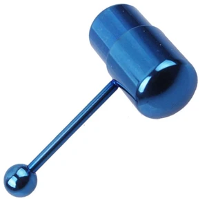 US 1-2 Pack Vibrating Tongue Ring Stainless Steel Punk Tongue Bar Body Piercing lanse US 1-2 Pack Vibrating Tongue Ring Stainless Steel Punk Tongue Bar Body Piercing lanse