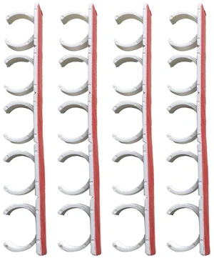 US 4Pc 20 Slot Jar Spice Clip Strip Door Wall Universal Organizer Rack Gripper US 4Pc 20 Slot Jar Spice Clip Strip Door Wall Universal Organizer Rack Gripper