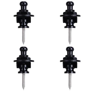 US 4 Pcs Guitar Strap Locks Buttons Security Quick Release Binding Components US 4 Pcs Guitar Strap Locks Buttons Security Quick Release Binding Components