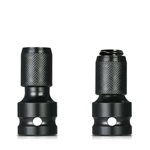 US 2 Pcs 1/2" Drive To 1/4" Socket Adapter Hex Drill Chuck Change US 2 Pcs 1/2" Drive To 1/4" Socket Adapter Hex Drill Chuck Change