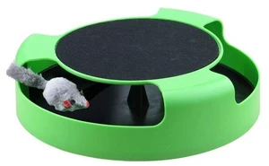 US 1 Pack Interactive Toys Cats Mouse Moving Round Scratch Pad Pet Fun Kitten US 1 Pack Interactive Toys Cats Mouse Moving Round Scratch Pad Pet Fun Kitten