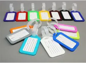 US 10 Travel Luggage Bag Tag Plastic Suitcase Baggage Office Name Address ID Label Assorted US 10 Travel Luggage Bag Tag Plastic Suitcase Baggage Office Name Address ID Label Assorted