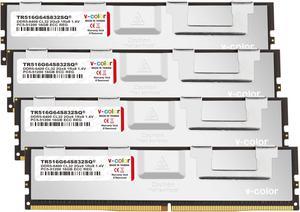 v-color DDR5 64GB (16GBx4) 6400MHz CL32 Overclocking R-DIMM SK hynix  Original IC 1Rx8 1.4V ECC Registered DIMM Memory for W790 Workstation  (Intel XMP) (TR516G64S832SQ) - Newegg.com