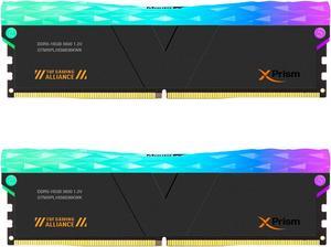 V-COLOR DDR5 (TUF Gaming Alliance) Manta XPrism 32GB(16GBx2) 5600MHz CL36 RGB U-DIMM 1.2V SK Hynix IC Gaming Desktop Upgrade RAM Memory Module - Black (GTMXPL1656836KWK)