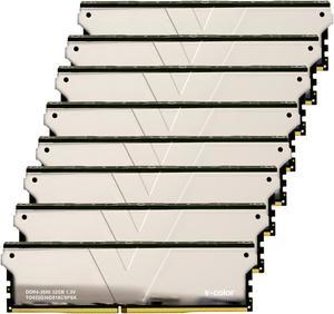 V-COLOR Skywalker Plus DDR4 3600(PC4 28800) 256GB (8x32GB) CL18 Desktop Memory for Workstation (HEDT), Ultra-Low Timing, 288-Pin, TO432G36D818CSPSK