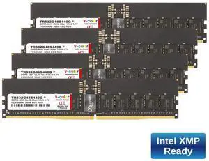 V-COLOR DDR5 128GB (32GBx4) 4800MHz CL40 Overclocking R-DIMM 4Gx4 1Rx4 1.1V ECC Registered DIMM Memory for W790 Workstation (Intel XMP) (TR532G48S440QX)