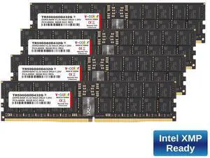 V-COLOR DDR5 384GB (96GBx4) 6000MHz CL32 Overclocking R-DIMM 6Gx4 2Rx4 1.25V ECC Registered DIMM Memory for W790 Workstation (Intel XMP) (TR596G60D432Q)