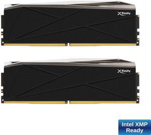 V-COLOR Manta XFinity RGB DDR5 48GB (24GBx2) 8000MHz CL38 1.40V RGB Gaming Desktop Upgrade RAM CUDIMM Memory Module SK Hynix IC -Black / Silver (TMXFCL2480838KSK)
