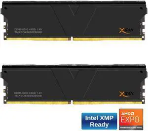 V-COLOR Manta XSky DDR5 96GB (2x48GB) 5600MHz CL28 1.4V Desktop Upgrade Memory Module, Ultra Low Timing,Dual profile for AMD & Intel TMXSO4860828KKK