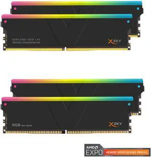 V-COLOR DDR5 SCC 2+2 KIT Manta XSky 32GB(2x16GB) 5800MHz CL28 1.4V AMD EXPO Gaming Memory with RGB Filler Kit, Ultra-Low Timing (TMXSAL1658828KW-DK) V-COLOR DDR5 SCC 2+2 KIT Manta XSky 32GB(2x16GB) 5800MHz CL28 1.4V AMD EXPO Gaming Memory with RGB Filler Kit, Ultra-Low Timing (TMXSAL1658828KW-DK)