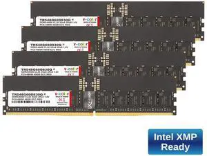 V-Color DDR5 192GB (4x48GB) 6000MHz CL30 2Rx8 Ultra Low-timing OC R-DIMM (Overclocking ECC Registered DIMM) 1.4V Memory Ram for W790 Workstation (INTEL XMP) (TR548G60D830Q)