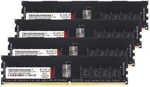 V-Color DDR4 128GB (4x32GB) 3200MHz (PC4-25600) Server Memory Ram Module Upgrade Single Rank ECC-R DIMM 1.2V CL22 1Rx4 (TR432G32S422Q)