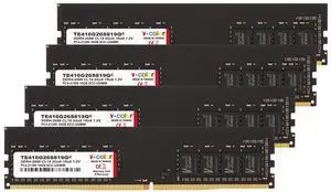 V-COLOR DDR4 128GB (4x32GB) 3200MHz (PC4-25600) Server Memory Ram Module Upgrade Dual Rank ECC DIMM 1.2V CL22 2Rx8 (TE432G32D822Q)