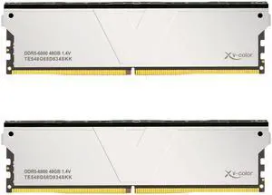 V-Color DDR5-6000 16GB×2 + ダミーメモリ×2 #1 V-Color DDR5 128GB (32GBx4) 6000MHz CL30 2Rx8 Ultra Low