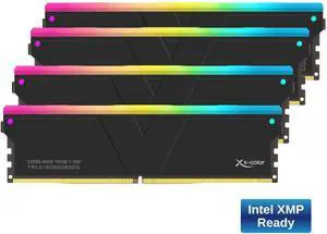 V-Color DDR5 64GB (16GBx4) 6000MHz CL32 1Rx8 OC R-DIMM RGB(Overclocking ECC Registered RGB DIMM) 1.35V Memory Ram for W790 Workstation (Intel XMP) (TRL516G60S832Q)