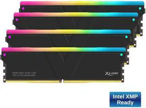 V-Color DDR5 64GB (16GBx4) 5600MHz CL28 1Rx8 Ultra-Low timing OC R-DIMM RGB(Overclocking ECC Registered RGB DIMM) 1.35V Memory Ram for W790 Workstation (Intel XMP) (TRL516G56S828Q)
