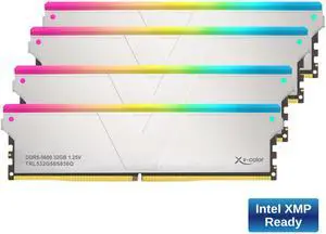 V-Color DDR5 128GB (32GBx4) 5600MHz CL36 2Rx8 OC R-DIMM RGB(Overclocking ECC Registered RGB DIMM) 1.25V Memory Ram for W790 Workstation (Intel XMP) (TRL532G56D836Q)