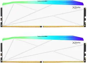 V-COLOR Manta XFinity RGB DDR5 32GB (16GBx2) 6000MHz XMP 3.0 & AMD EXPO CL30 1.35V RGB Gaming Desktop Upgrade RAM U-DIMM Memory Module SK Hynix IC - WHITE (TMXFL1660830WWK) V-COLOR Manta XFinity RGB DDR5 32GB (16GBx2) 6000MHz XMP 3.0 & AMD EXPO CL30 1.35V RGB Gaming Desktop Upgrade RAM U-DIMM Memory Module SK Hynix IC - WHITE (TMXFL1660830WWK)