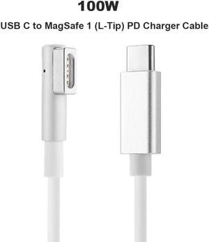 100W USB C Type C to Magsafe 1 L-Tip Power Adapter Cable for Apple MacBook Pro 13" 15" 17" Macbook Air Pro 11" 13" MacBook 13" (Before 2012 Year)  A1222 A1172 MA357LL/A