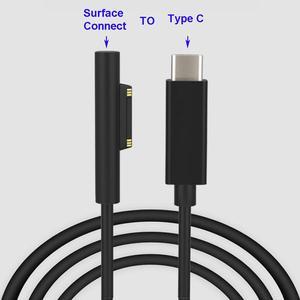 Tech 15V Surface Connect to USB-C Cable Charges for Microsoft Surface Pro 7 6 5 4 3