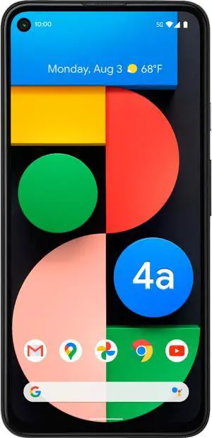 Google Pixel 4a 128GB 6.2" 5G Verizon Unlocked, Just Black