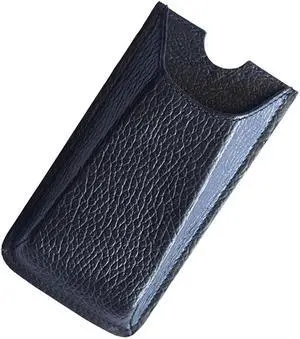 Punkt. Danny P. Black Leather Sleeve Case Hand Crafted in Czech Republic for Minimalist Mobile Phone