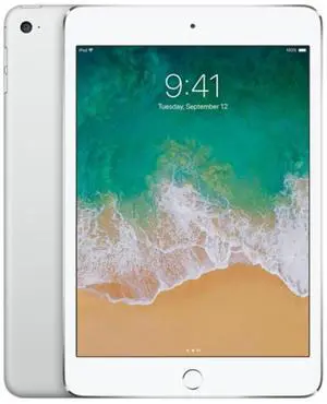 Apple iPad Mini 4 MK8E2LL/A 7.9" Tablet 128GB WiFi + 4G LTE GSM , Silver