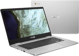 ASUS CX1400CKA-WS01-CB 14" HD Celeron N4500 4GB RAM 64GB SSD Chrome OS Transparent Silver Certified Refurbished