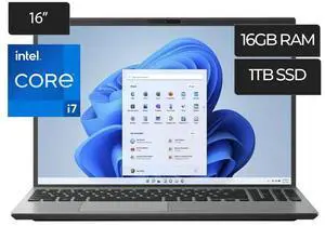 Vaio F Series 16" WUXGA Core i7-1355U 16GB 1TB Intel Iris Xe Graphics Windows 11 Silver Certified Refurbished