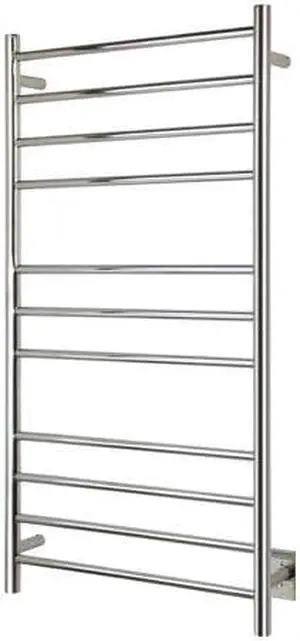 Ontario XL Towel Warmer, Polished, Hardwired 11 Bars